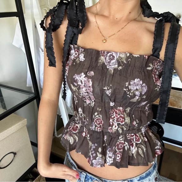 Brock Collection Tops - Brock Collection x H&M Lyocell-Blend Top Size Medium